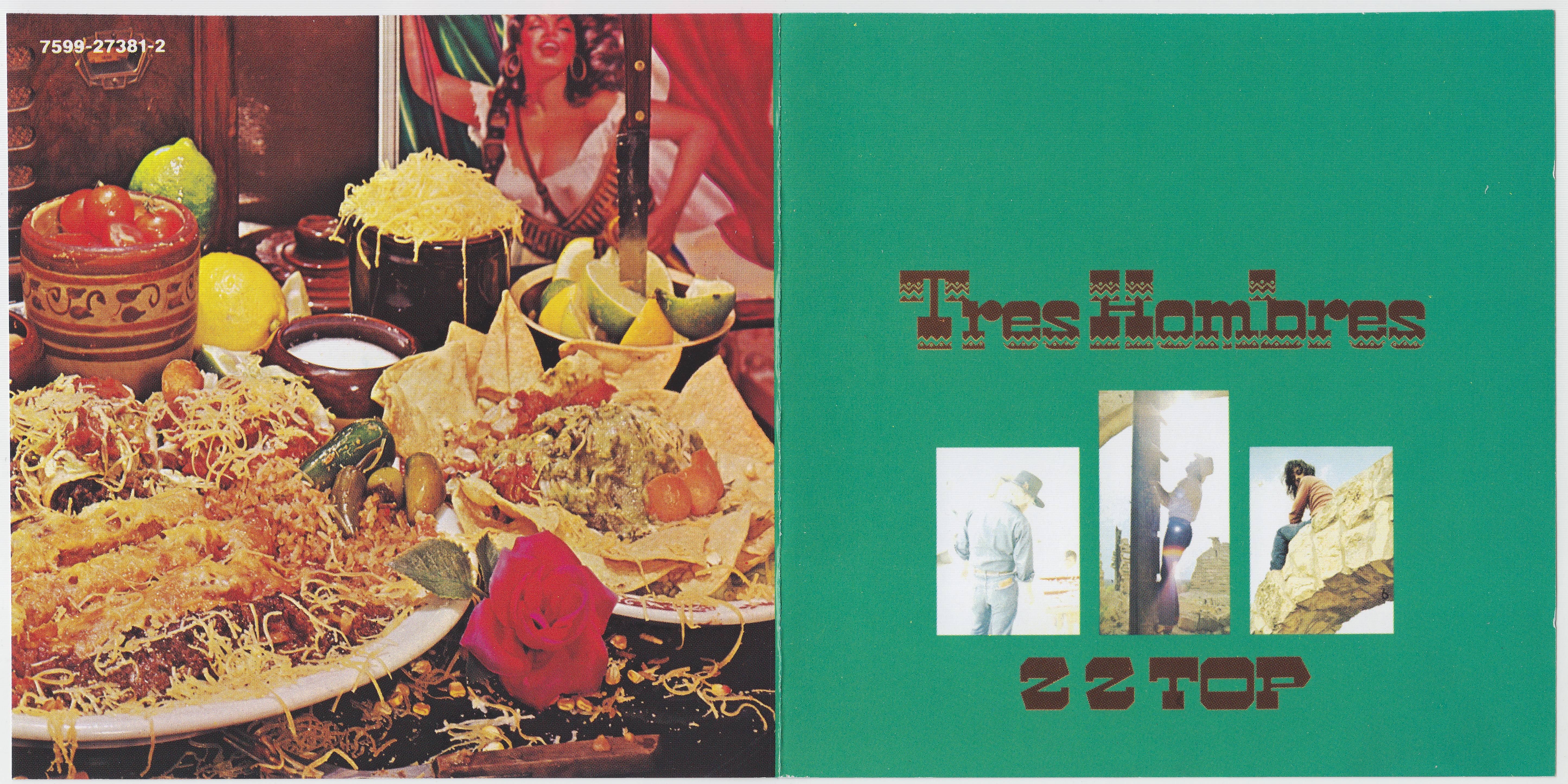 ZZ Top  Tres Hombres : Front + Inlay  d